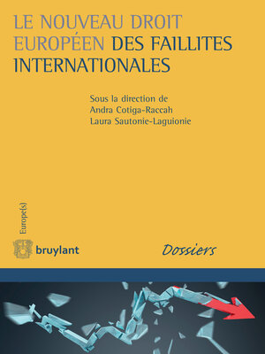 cover image of Le nouveau droit européen des faillites internationales